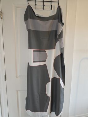 African Bubu- Grey Pattern